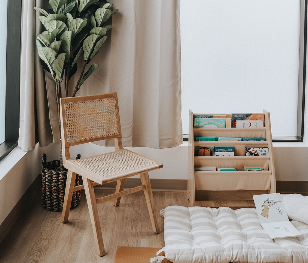 Book reading area